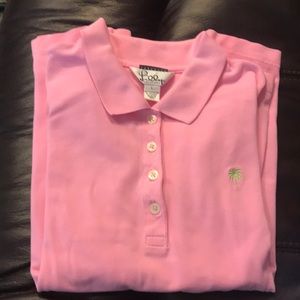 Shrunken style Lilly Pulitzer polo shirt